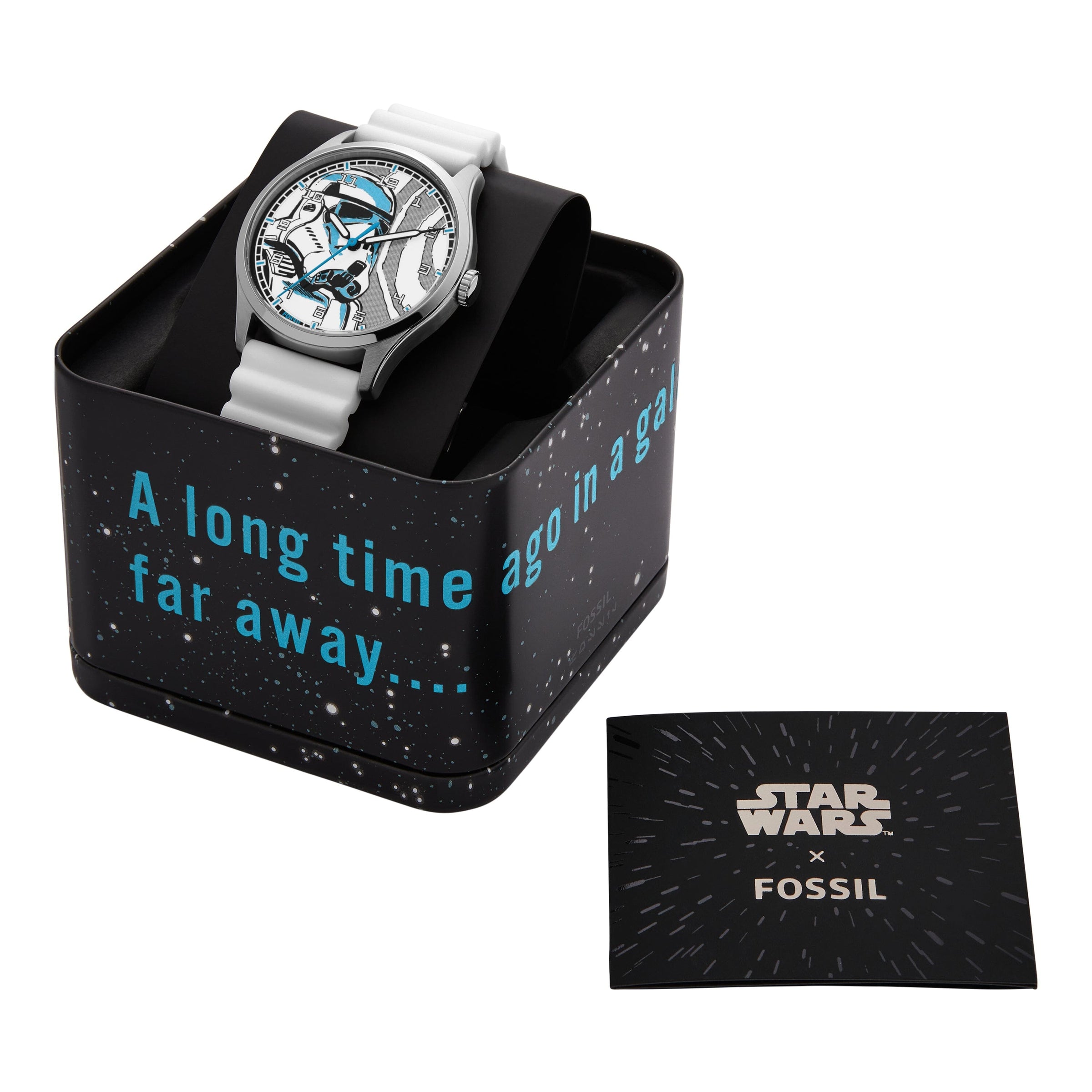 Fossil Special Edition Star Wars Stormtrooper Three-Hand White Silicone Watch SE1108 Watches Fossil 