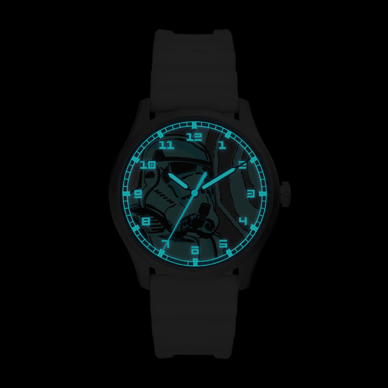 Fossil Special Edition Star Wars Stormtrooper Three-Hand White Silicone Watch SE1108 Watches Fossil 