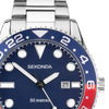 Sekonda Ocean Silver & Blue Watch - SK30196 Watches Sekonda 