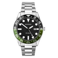 Sekonda Ocean Silver & Black Watch - SK30197 Watches Sekonda 