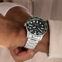 Sekonda Ocean Silver & Black Watch - SK30197 Watches Sekonda 