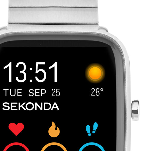 Sekonda Smart Motion+ LCD Silver Watch - SK30221 Watches Sekonda 