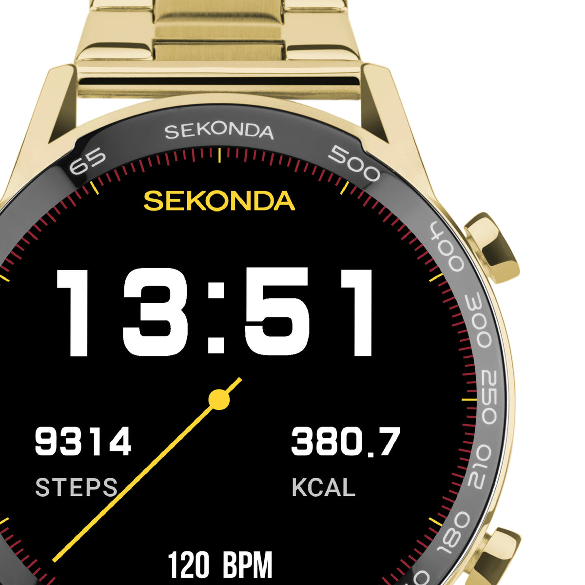 Sekonda Smart Active+ LCD Gold Watch - SK30227 Watches Sekonda 