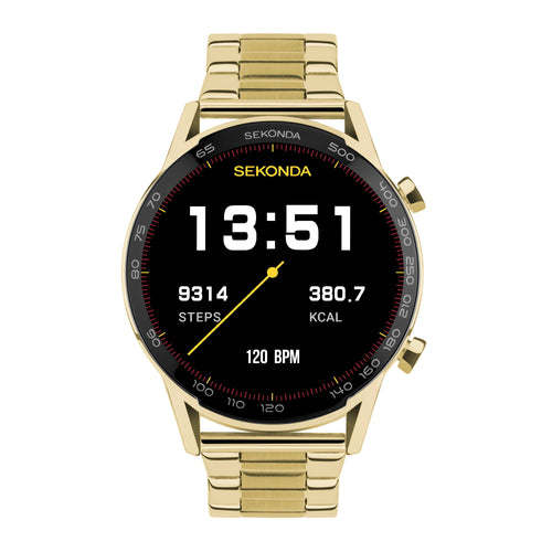 Sekonda Smart Active+ LCD Gold Watch - SK30227 Watches Sekonda 