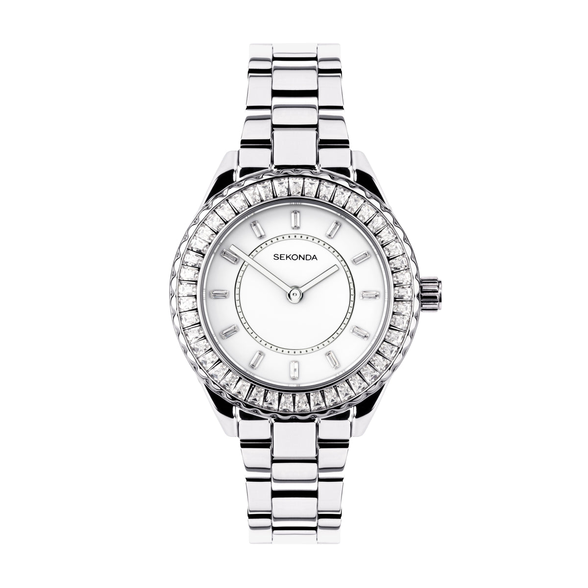 Sekonda Margot Silver with Stones Watch - SK40670 Watches Sekonda 