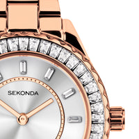 Sekonda Margot Rose Gold with Stones Watch - SK40671 Watches Sekonda 