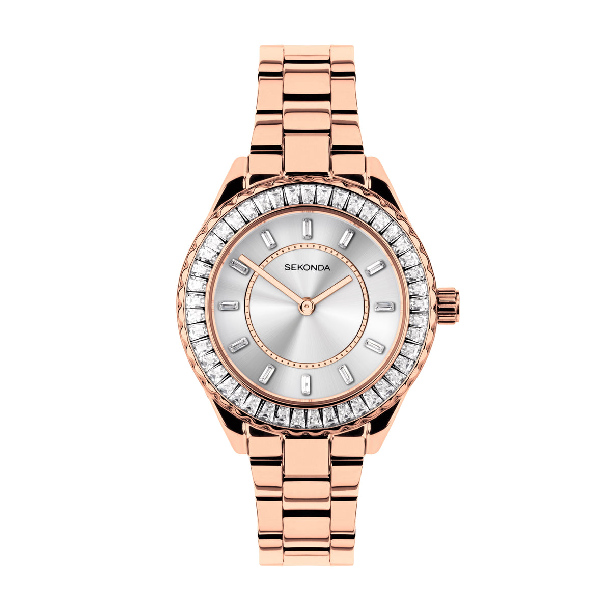 Sekonda Margot Rose Gold with Stones Watch - SK40671 Watches Sekonda 