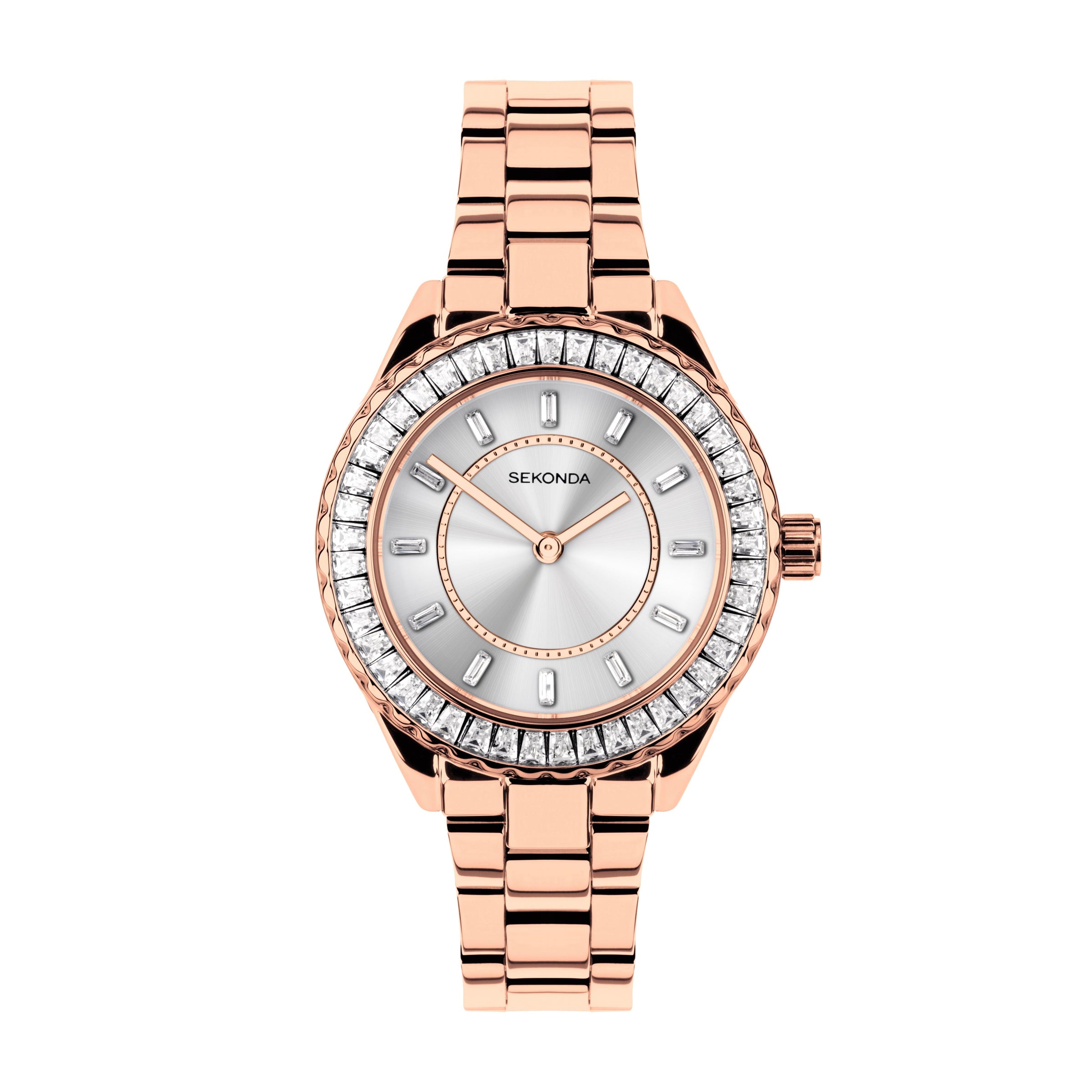Sekonda Margot Rose Gold with Stones Watch - SK40671 Watches Sekonda 