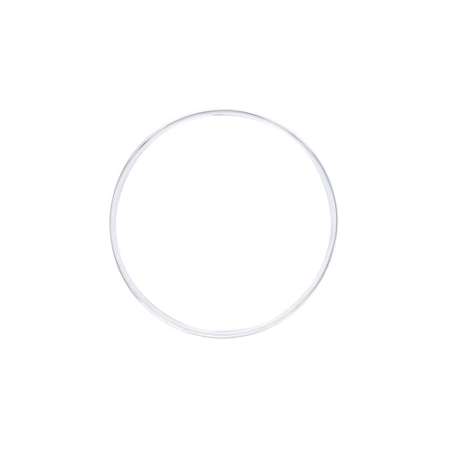 69mm Solid Half Round Bangle in Sterling Silver Bangles Bevilles 