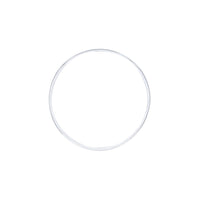 66mm Solid Half Round Bangle in Sterling Silver Bangles Bevilles 