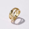 Multi Strand Ring in 18kt Gold Plated Sterling Silver Rings Bevilles 