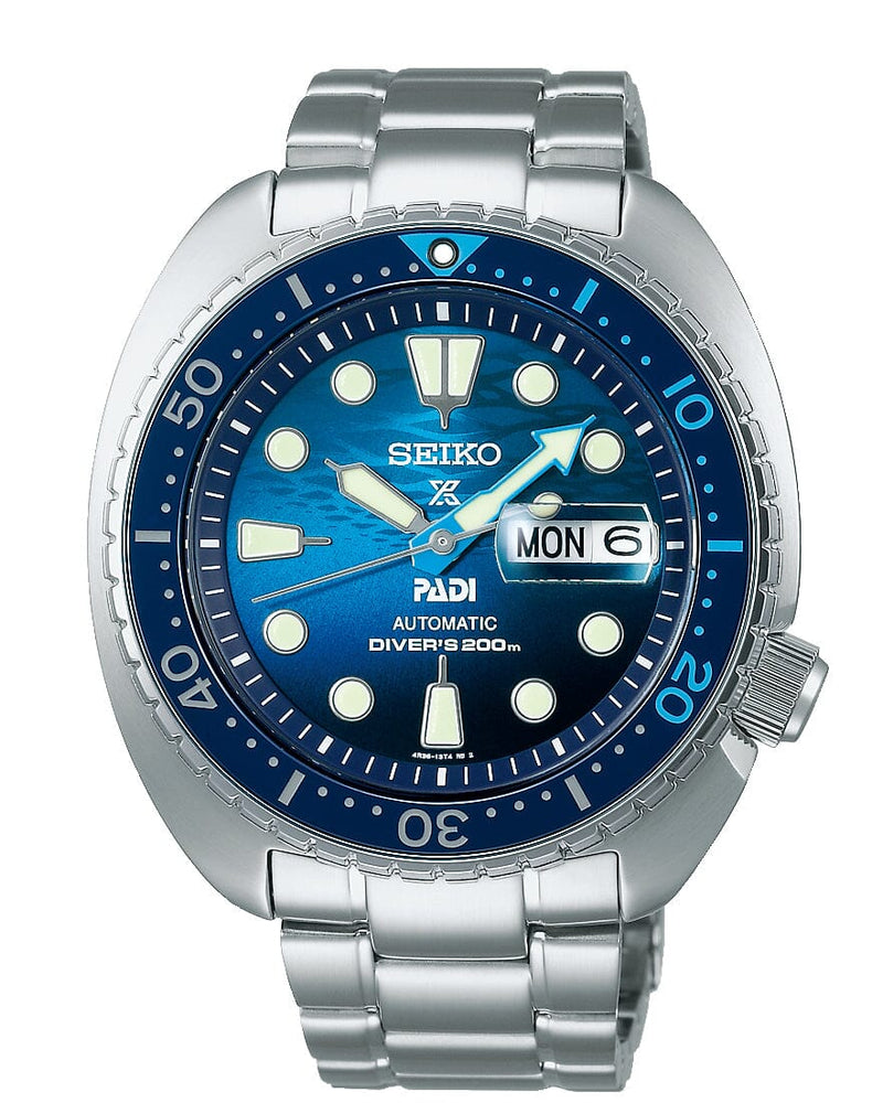 Seiko Prospex Sea Silver and Blue Men's Watch SRPK01K Watches Seiko 