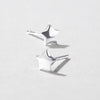 Christmas Star Stud Earrings in Sterling Silver Bevilles 