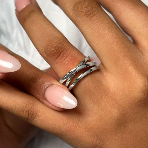 Multi Strand Ring in Sterling Silver Rings Bevilles 