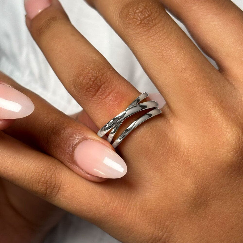 Multi Strand Ring in Sterling Silver Rings Bevilles 