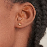 Ania Haie Gold Pearl Cabochon Stud Earrings Earrings Ania Haie 