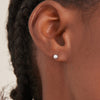 Ania Haie Silver Pearl Cabochon Stud Earrings Earrings Ania Haie 