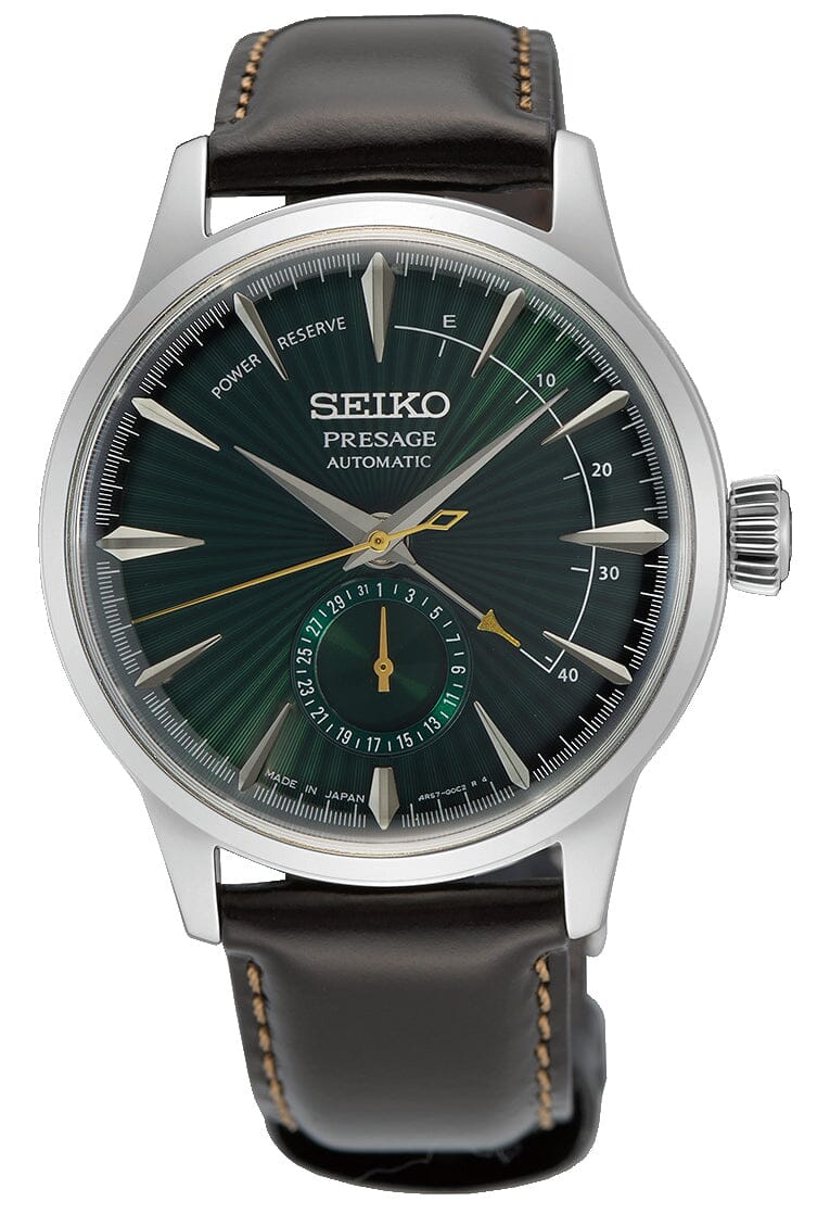 Seiko Presage Cocktail Time Green and Silver Analog Men's Watch