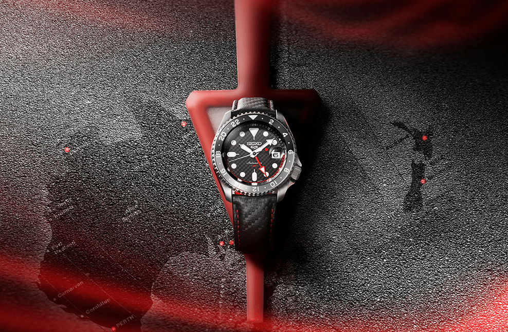 Seiko 5 Sports Limited-Edition Supercar Black Watch SSK057K Watches Seiko 