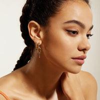 Ania Haie Gold Sparkle Drop Green Earring Charm Charm Ania Haie 