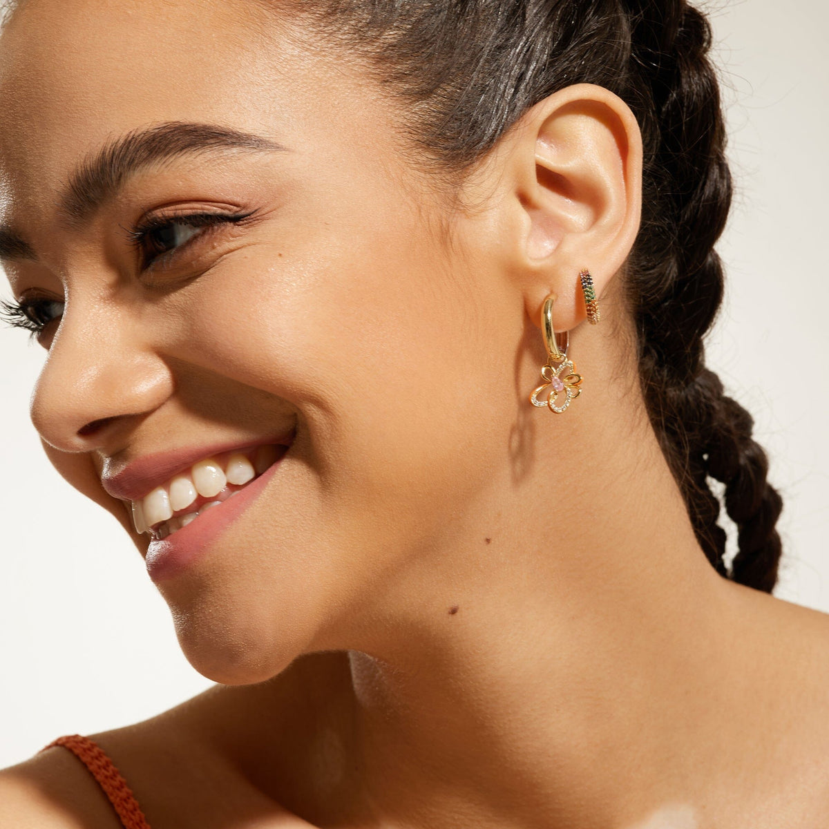 Ania Haie Gold Oval Hoop Earrings Earrings Ania Haie 