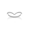 Thomas Sabo Ring V-shape silver Rings Thomas Sabo 