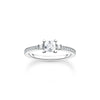 Thomas Sabo Ring pave white stone silver Rings Thomas Sabo 
