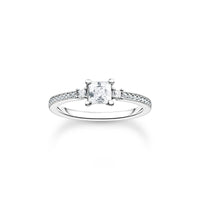 Thomas Sabo Ring pave white stone silver Rings Thomas Sabo 