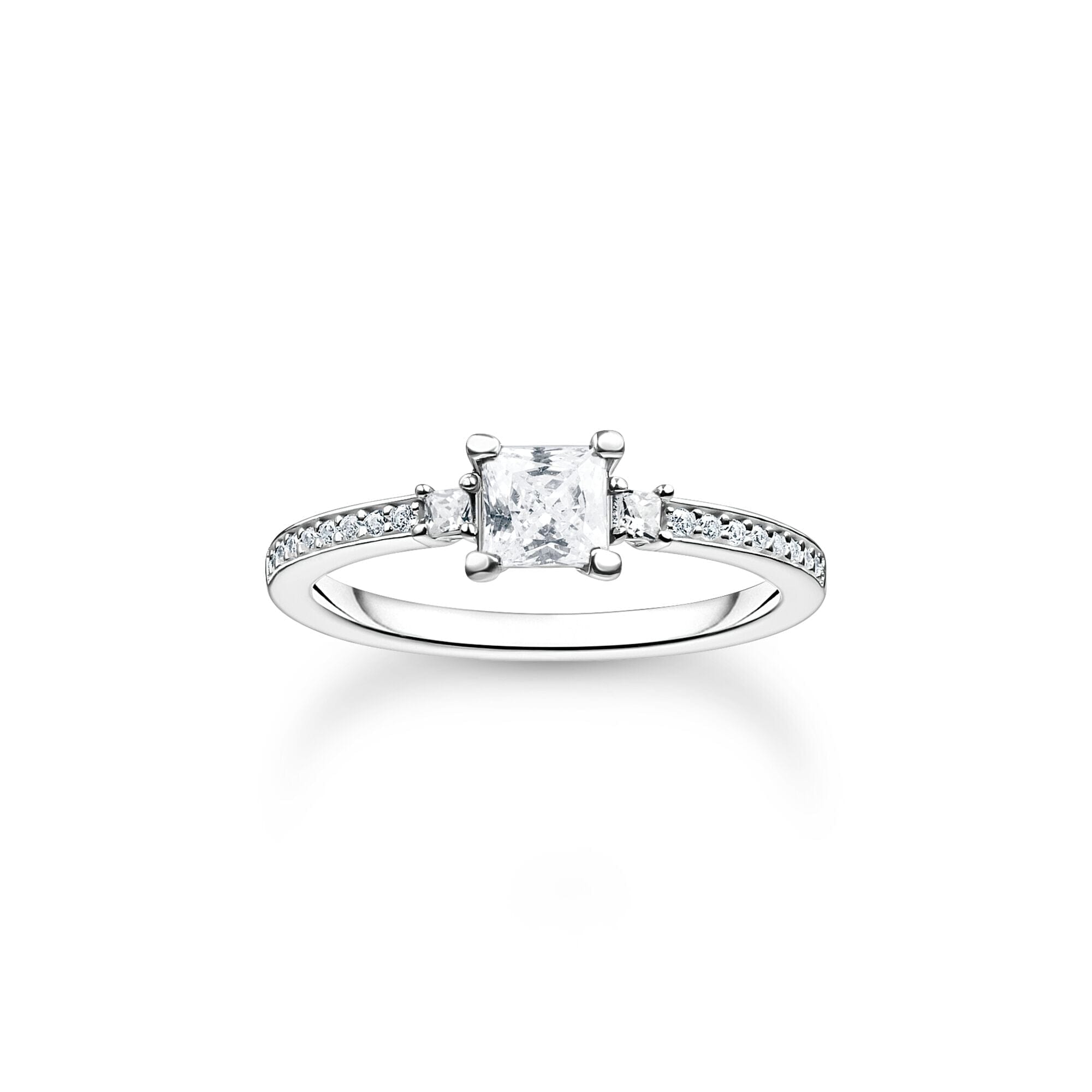 Thomas Sabo Ring pave white stone silver Rings Thomas Sabo 