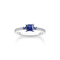 Thomas Sabo Ring with blue and white stones Rings Thomas Sabo 