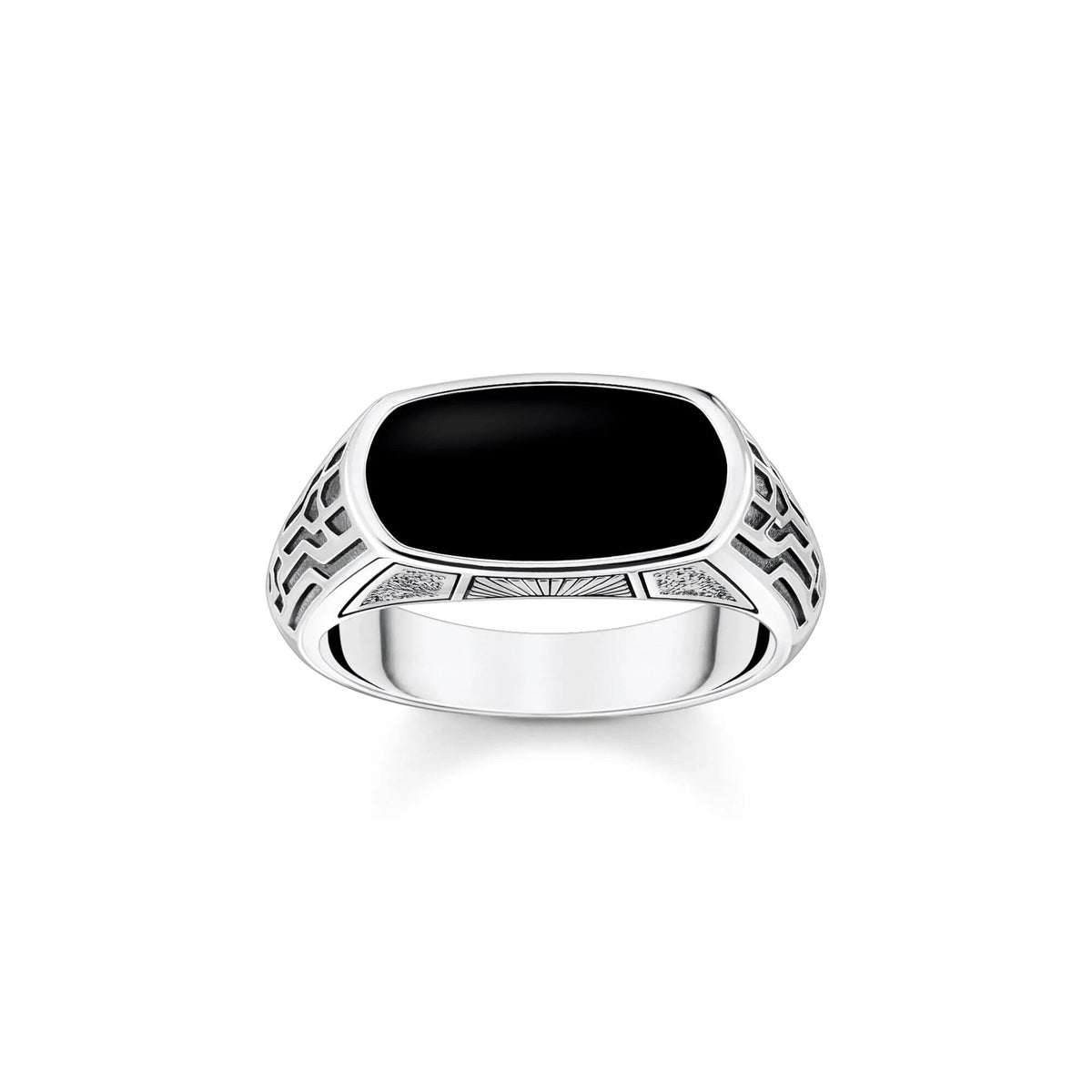 THOMAS SABO Ring Life Path Black Rings Thomas Sabo 