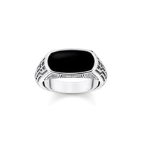 THOMAS SABO Ring Life Path Black Rings Thomas Sabo 