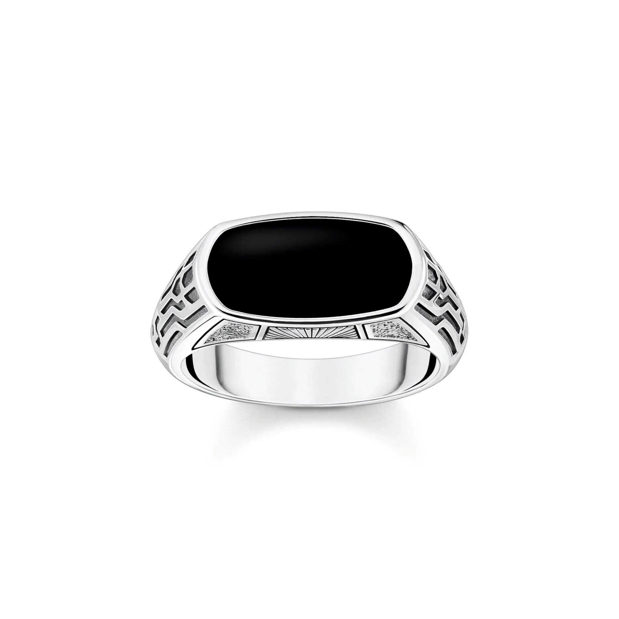 THOMAS SABO Ring Life Path Black Rings Thomas Sabo 