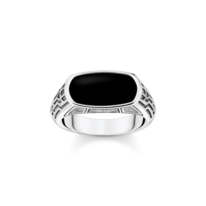 THOMAS SABO Ring Life Path Black Rings Thomas Sabo 