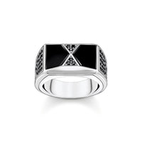 THOMAS SABO Ring Pyramid Shape Black Rings Thomas Sabo 