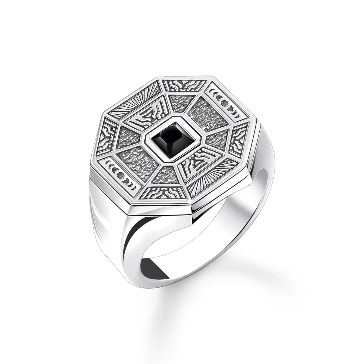 THOMAS SABO Silver Octagon Signet Ring Rings Thomas Sabo 