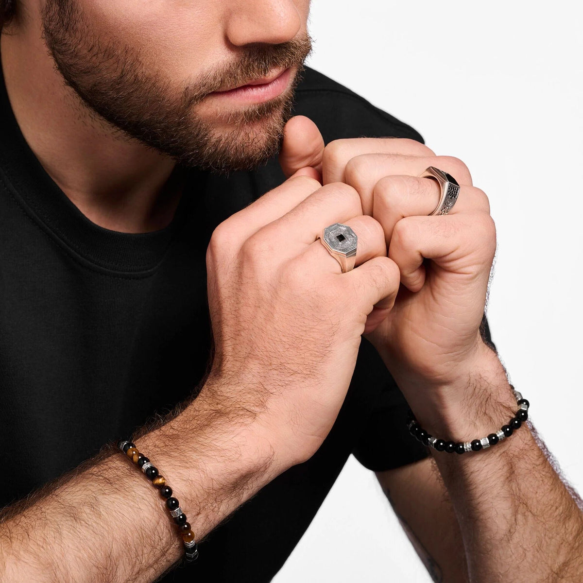 THOMAS SABO Silver Octagon Signet Ring Rings Thomas Sabo 