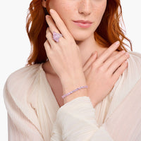 THOMAS SABO Cocktail Rings with Pink Zirconia Stones Rings THOMAS SABO 