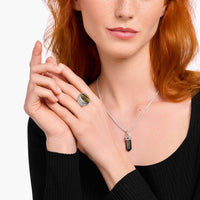 THOMAS SABO Rebel Wolf Rings with Gold-Blue Tiger's Eye Rings THOMAS SABO 