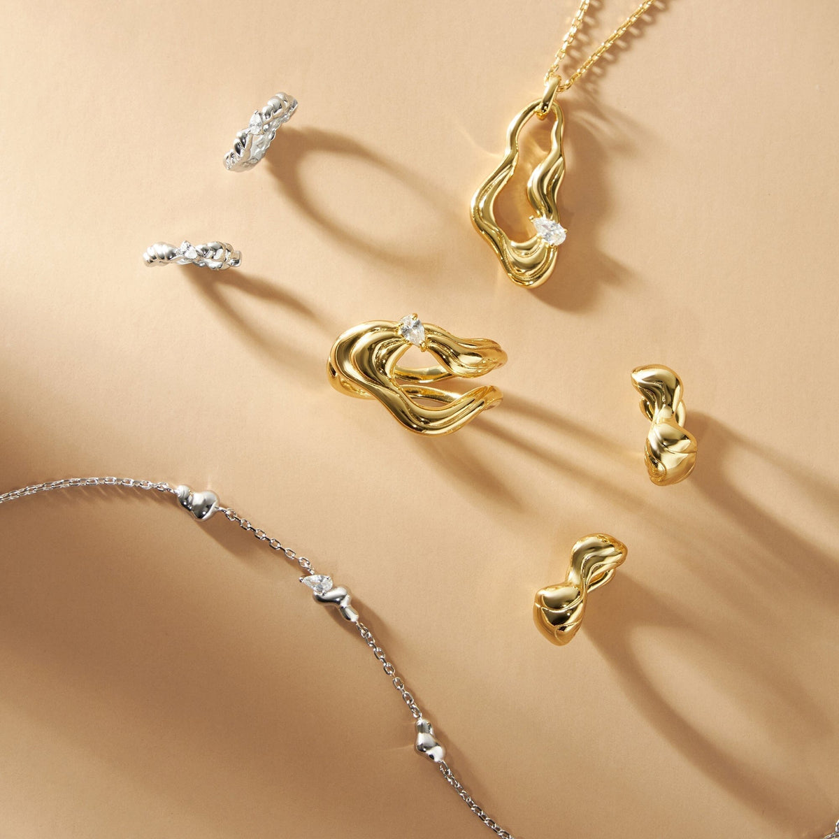 Ania Haie Silver Twisted Wave Chain Bracelet Bracelets Ania Haie 