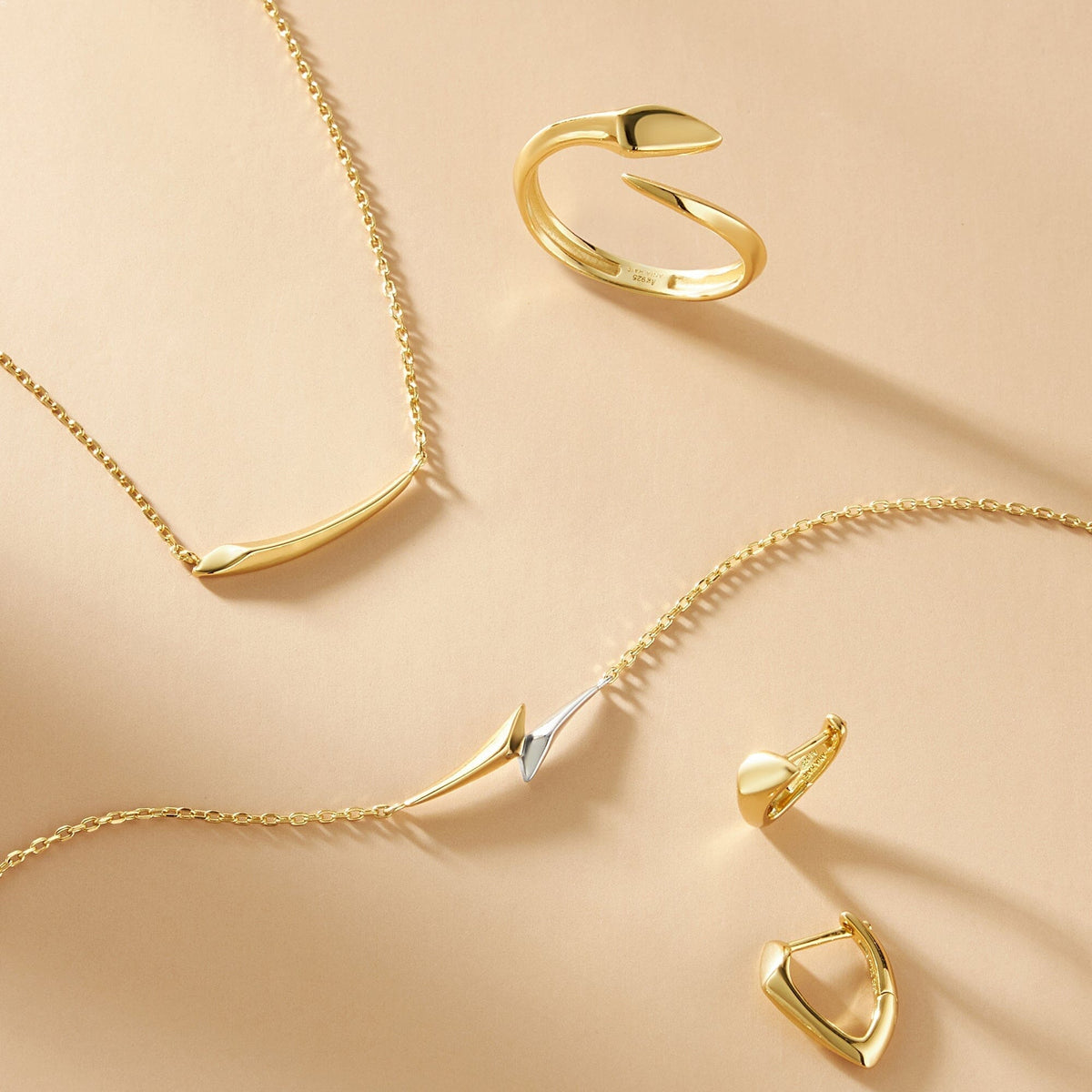 Ania Haie Gold Arrow Bar Necklace Necklaces Ania Haie 