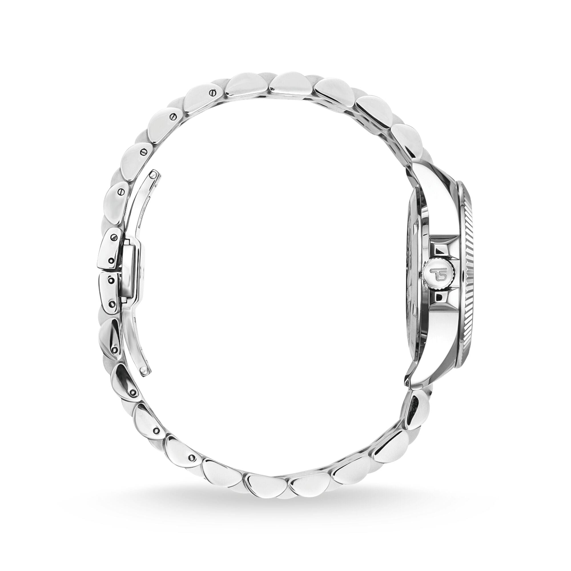 THOMAS SABO Women's Watch Divine Silver with Black Dial and Zirconia Stones Watches THOMAS SABO 