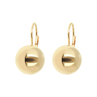 Bronzallure Golden Sphere Earrings Earrings Bronzallure 