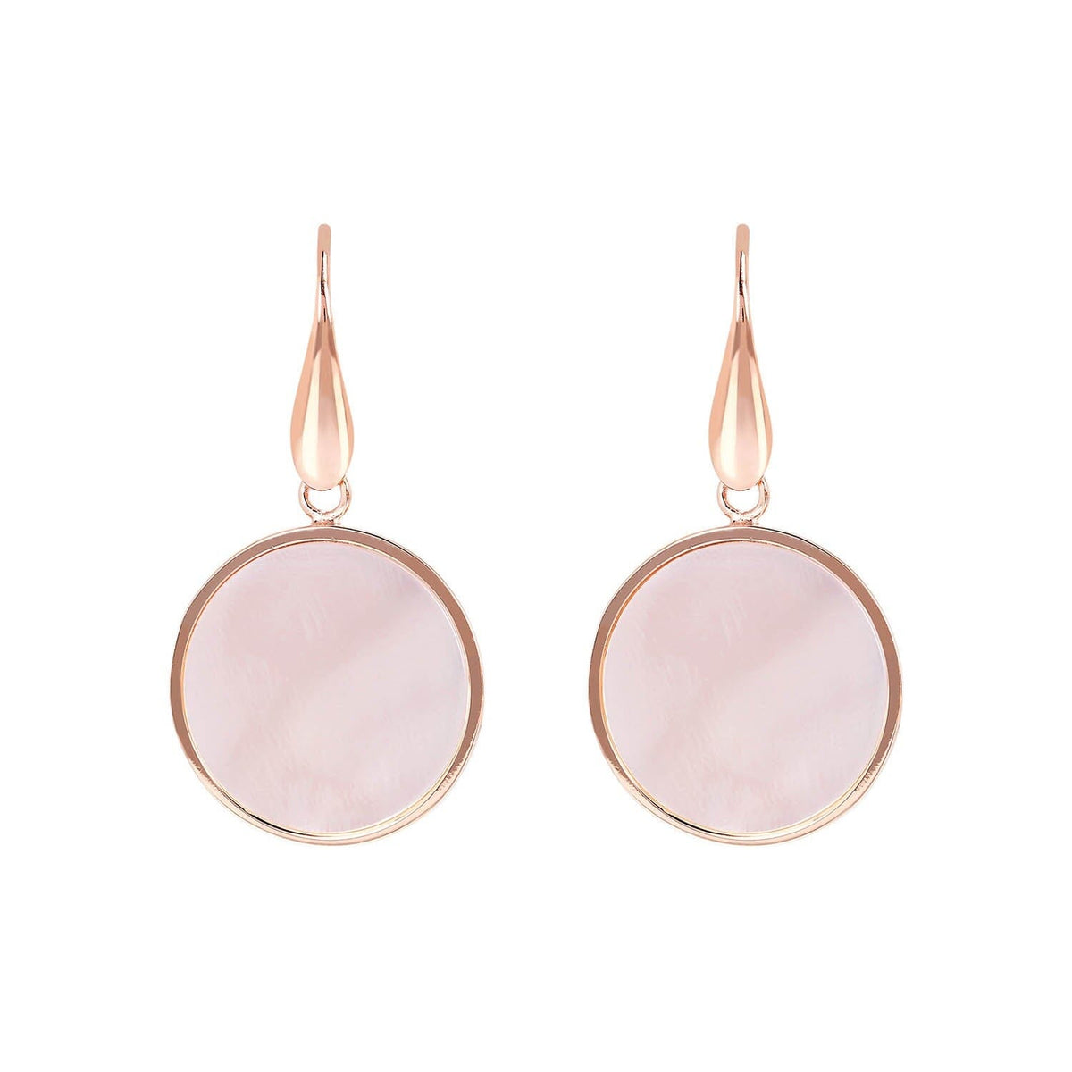 Bronzallure Stone Mini Disc Earrings Earrings Bronzallure 