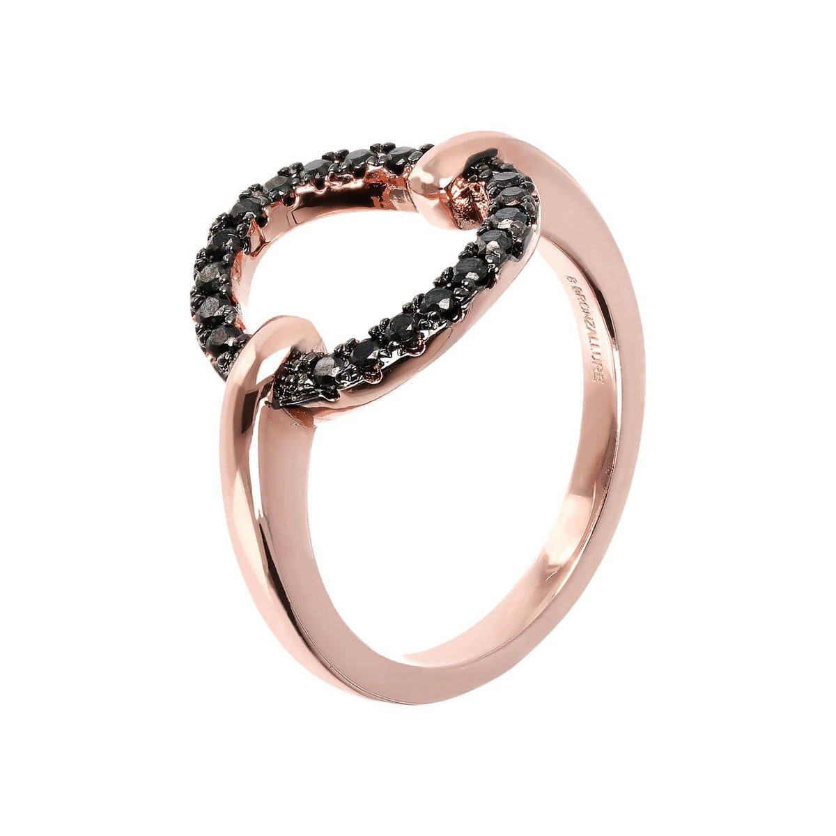 Bronzallure Pavé Circle Ring Rings Bronzallure 