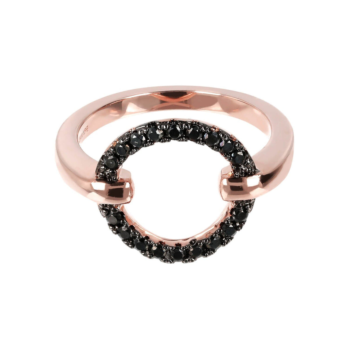 Bronzallure Pavé Circle Ring Rings Bronzallure 