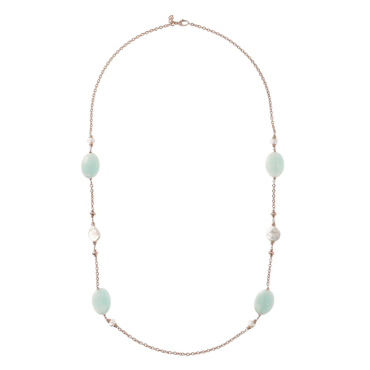 Bronzallure Pearls and Natural Stones Necklace Necklaces Bronzallure 