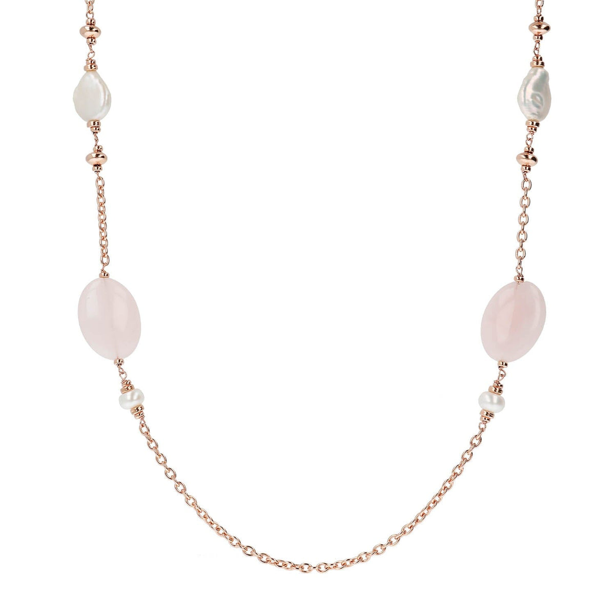 Bronzallure Pearls and Natural Stones Necklace Necklaces Bronzallure 