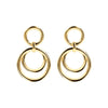 Bronzallure Golden Rose Multi Circle Drop Earrings Earrings Bronzallure 