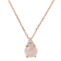 Bronzallure Felicia Necklace with CZ Necklaces Bronzallure 